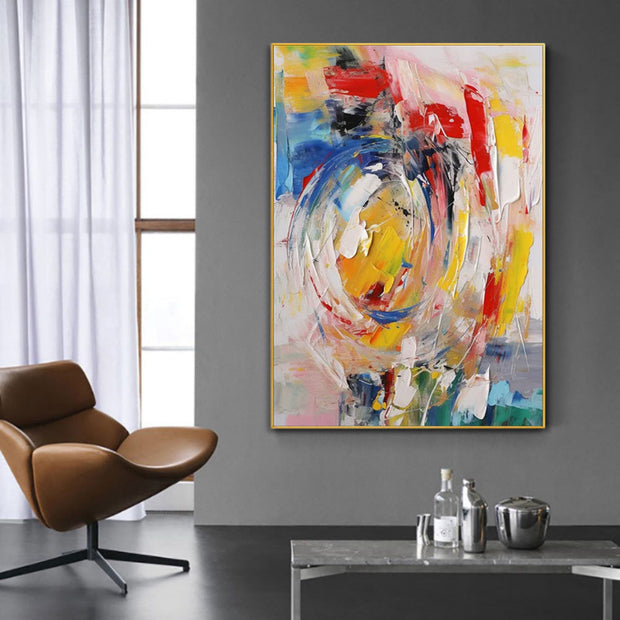 Handmade Oil Painting Canvas Wall Art Decoration Hand Painted Modern Abstract For Living Room Home Decor No Frame