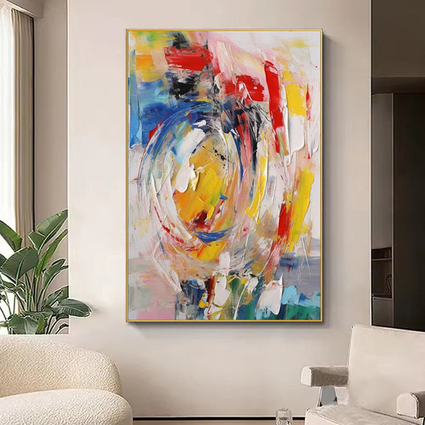 Handmade Oil Painting Canvas Wall Art Decoration Hand Painted Modern Abstract For Living Room Home Decor No Frame