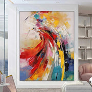 Handmade Oil Painting Canvas Wall Art Decoration Hand Painted Modern Abstract For Living Room Home Decor No Frame